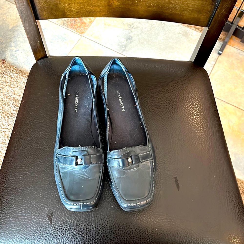Women’s Flats, Black, Liz Claiborne, Size 9M, Good Condition